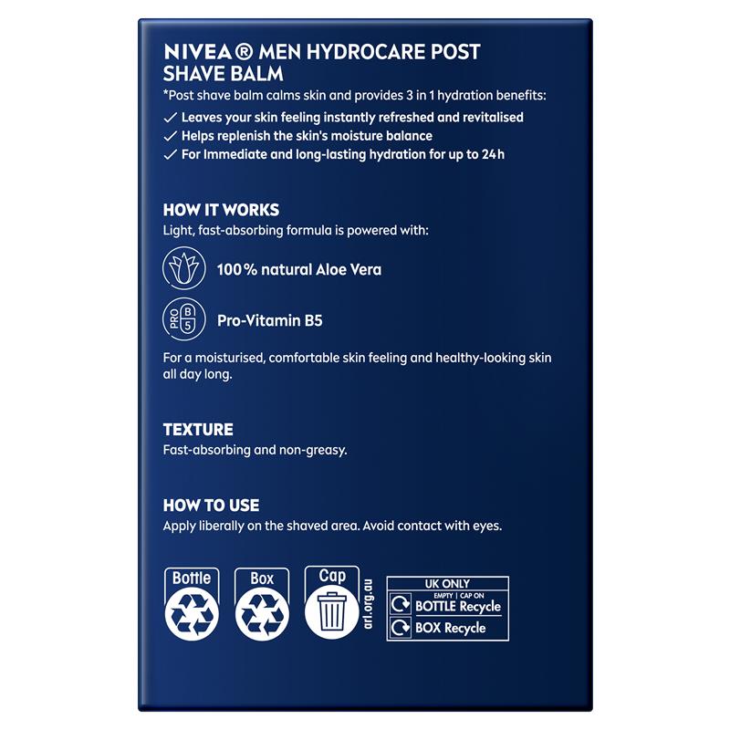 NIVEA MEN Hydrocare Post Shave Balm 100ml