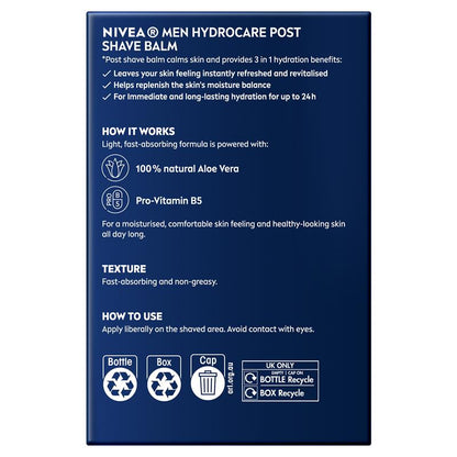 NIVEA MEN Hydrocare Post Shave Balm 100ml