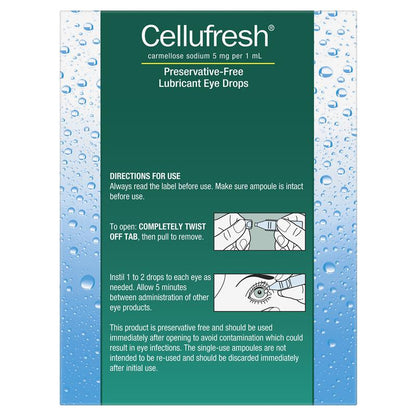 Cellufresh Eye Drops 30 x 0.4ml Vials