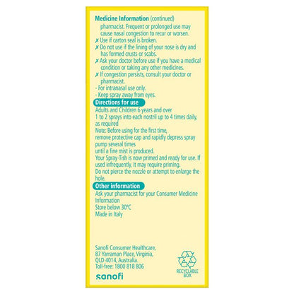 Spray-Tish Nasal Decongestant 10ml