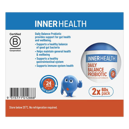 Inner Health Daily Balance Probiotic 120 Capsules