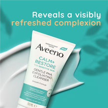 Aveeno Face Calm and Restore Gentle PHA Exfoliating Cleanser 150ml