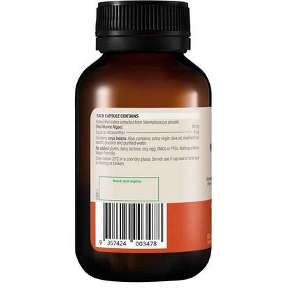 Wanderlust High Strength Astaxanthin 60 Capsules