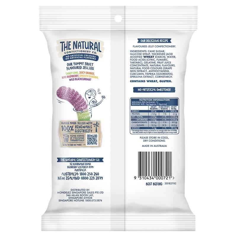 The Natural Confectionery Co. Squirms 180g