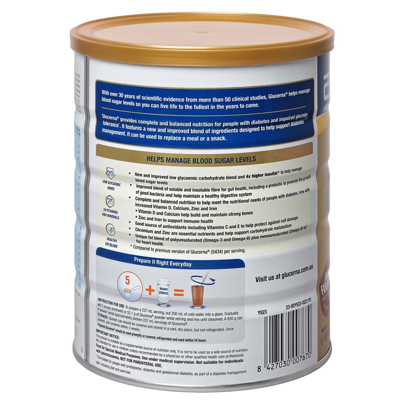 Glucerna Chocolate 850g