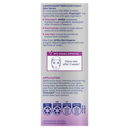 NIVEA Luminous 630 Skin Glow Serum 30ml
