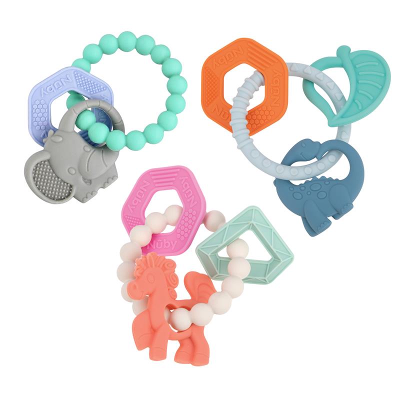 Nuby Chewy Charms Silicone Teether