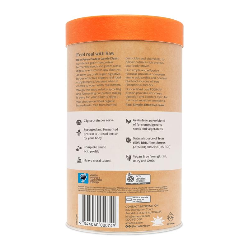 Amazonia RAW Gentle Digest Vanilla 1kg