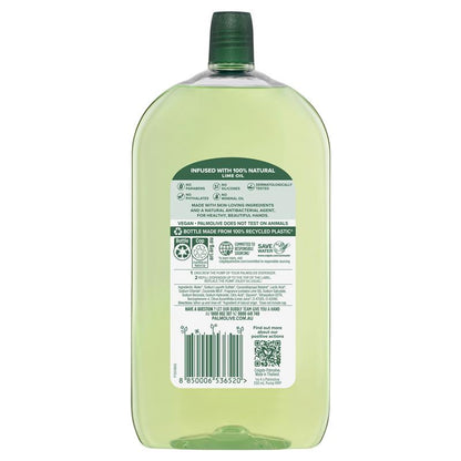 Palmolive Antibacterial Liquid Hand Wash Soap Lime Odour Neutralising Refill & Save 1 Litre