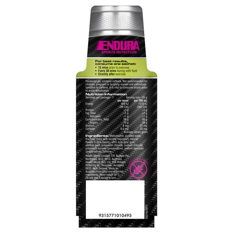Endura Sports Energy Gel Green Apple 35g