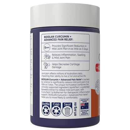Bioglan Curcumin Advanced Pain Relief 50 Tablets