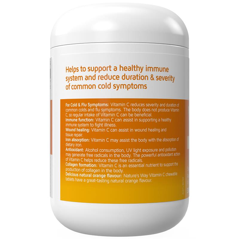 Nature's Way Vitamin C 500mg 300 Tablets