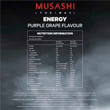 Musashi Energy Purple Grape 500ml
