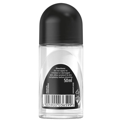 NIVEA MEN Black & White Invisible Roll On Deodorant 72H Protection 50ml