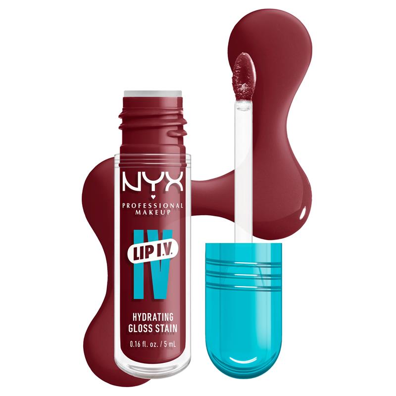 NYX Lip IV Hydrating Gloss Stain Drippin In Rose