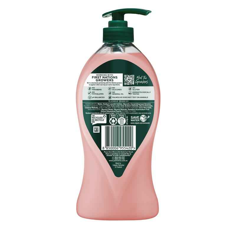 Palmolive Skin Food Body Wash Cream Quandong Peach 750ml