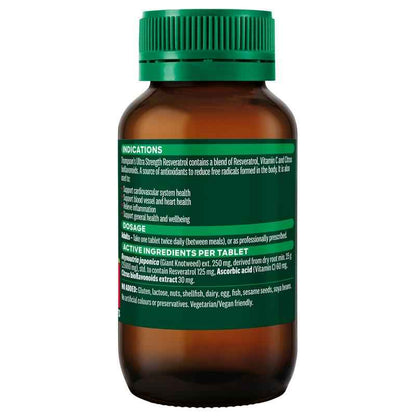 Thompson's Ultra Strength Resveratrol 60 Tablets