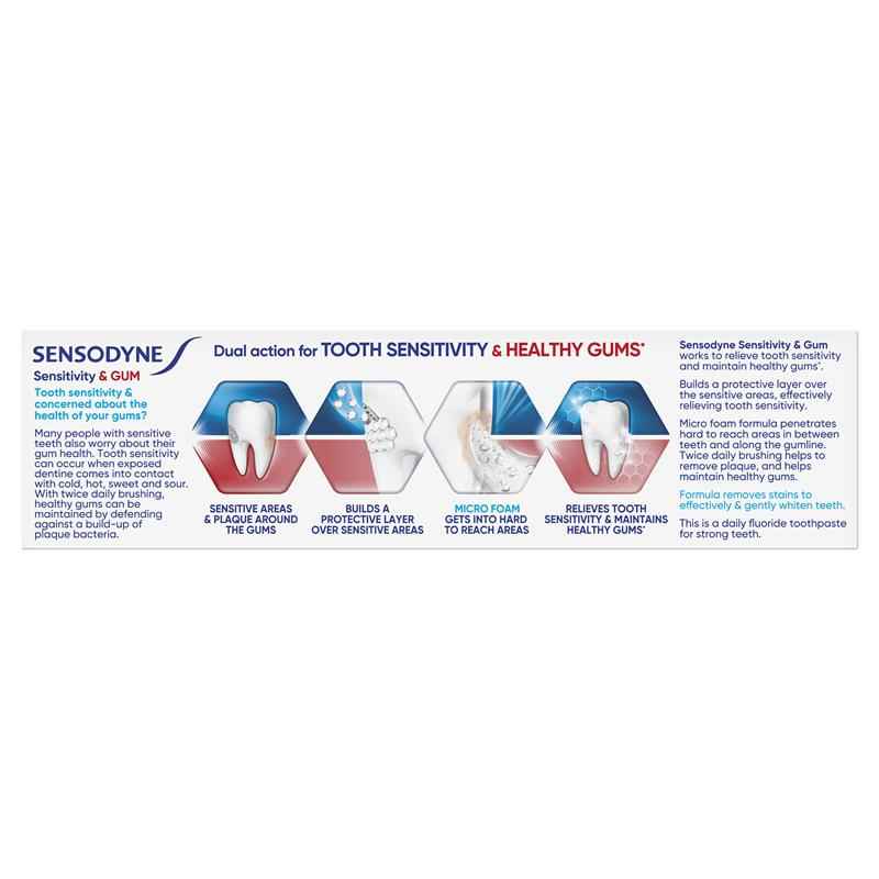 Sensodyne Toothpaste Sensitivity & Gum Whitening 100g