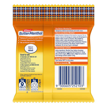 Buttermenthol Honey 3x10 Lozenge Multipack