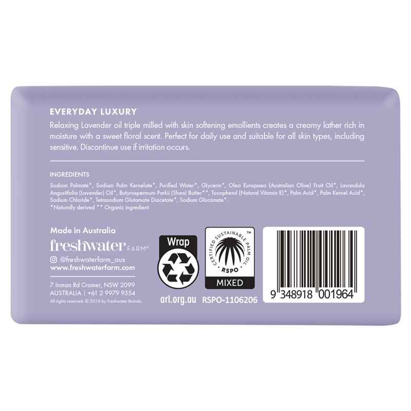 Freshwater Farm Lavender Oil Body Bar 200g