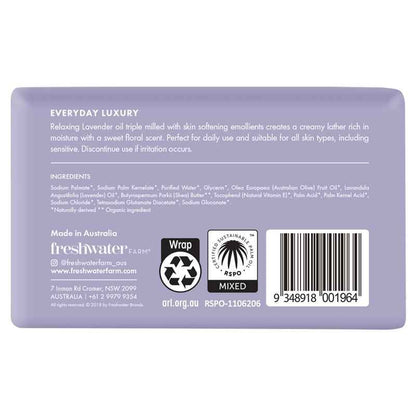 Freshwater Farm Lavender Oil Body Bar 200g