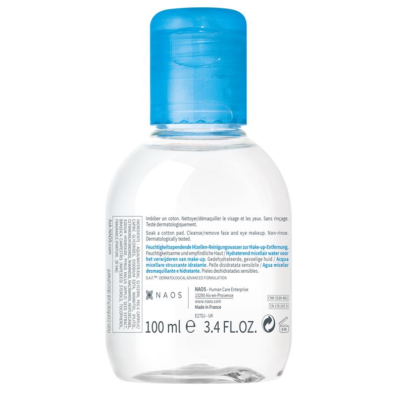Bioderma Hydrabio H2O Hydrating Micellar Water Cleanser for Dehydrated Skin 100ml
