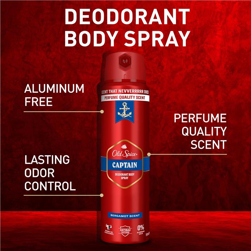 Old Spice Captain Deodorant Body Spray 150ml