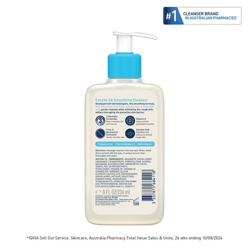 CeraVe SA Smoothing Cleanser 236ml