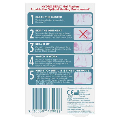Band-Aid Advanced Healing Hydro Seal Blister Block 4 Pack