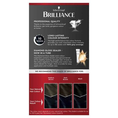 Schwarzkopf Brilliance 91 Blue Black New
