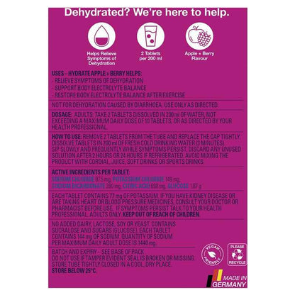 Voost Hydrate Apple + Berry Effervescent Tablets 60 Pack Exclusive Size