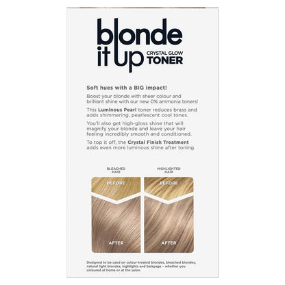 Clairol Blonde It Up Crystal Glow Semi Permanent Toner Luminous Pearl