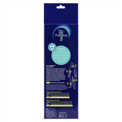 Maseur Invigorating Massage Sandal Black Size 10