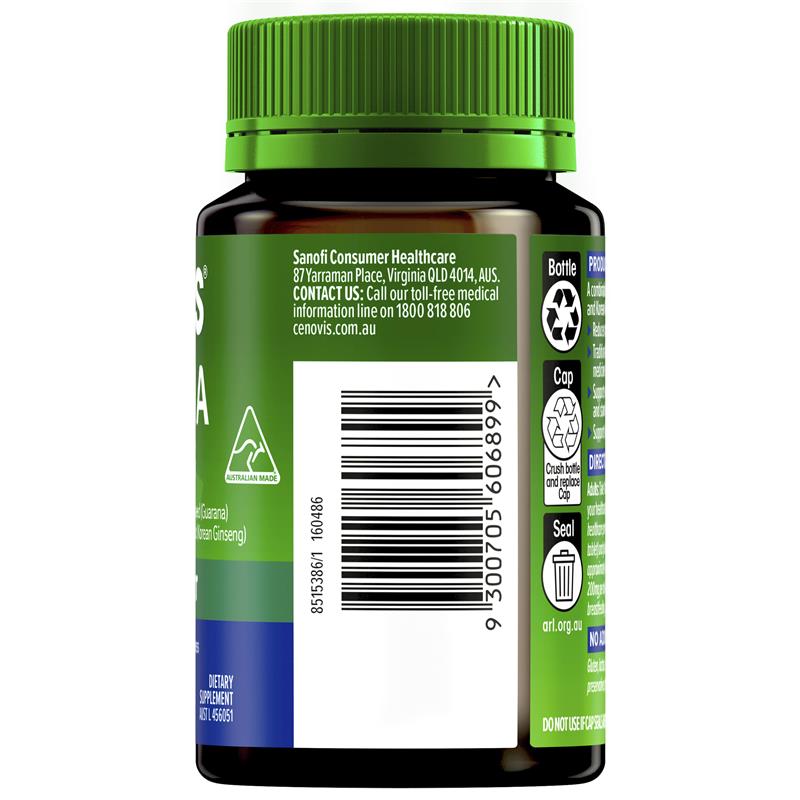 Cenovis Guarana + Ginseng 60 Tablets - GimmeNow
