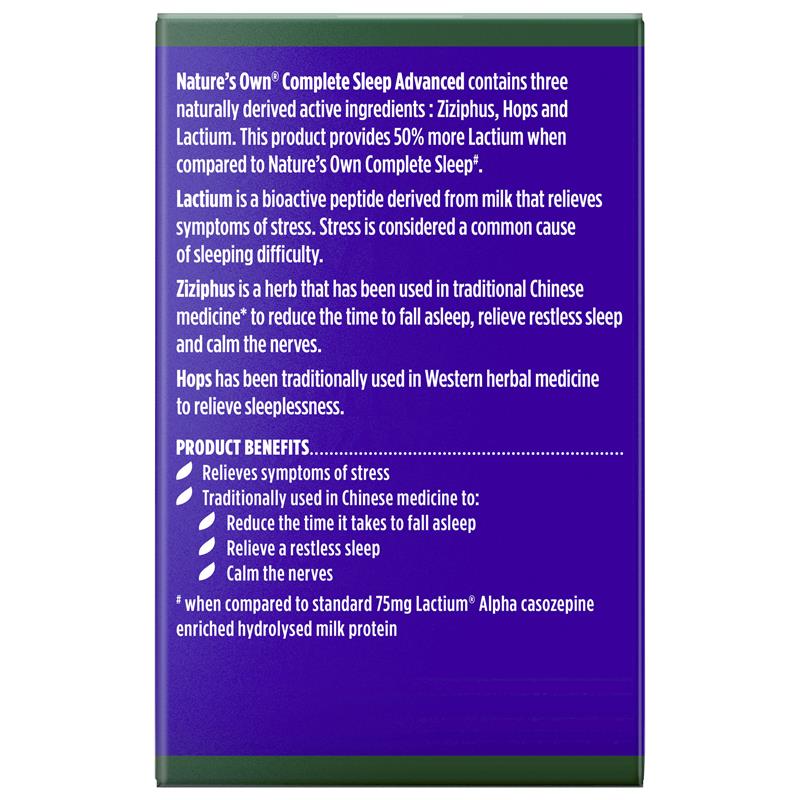 Nature's Own Complete Sleep Advanced 60 Tablets - GimmeNow