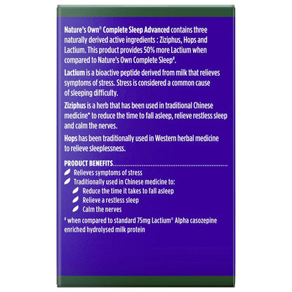 Nature's Own Complete Sleep Advanced 60 Tablets - GimmeNow