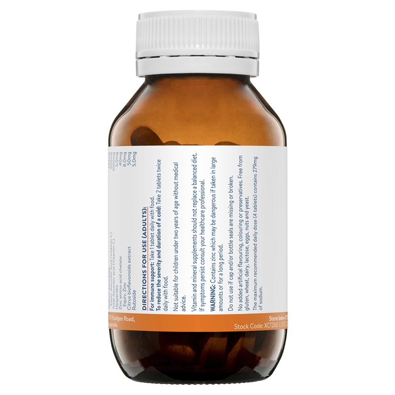 Ethical Nutrients Extra C Plus Zinc 60 Tablets