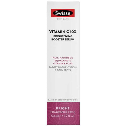 Swisse Skincare Vitamin C 10% Brightening Booster Serum 50ml
