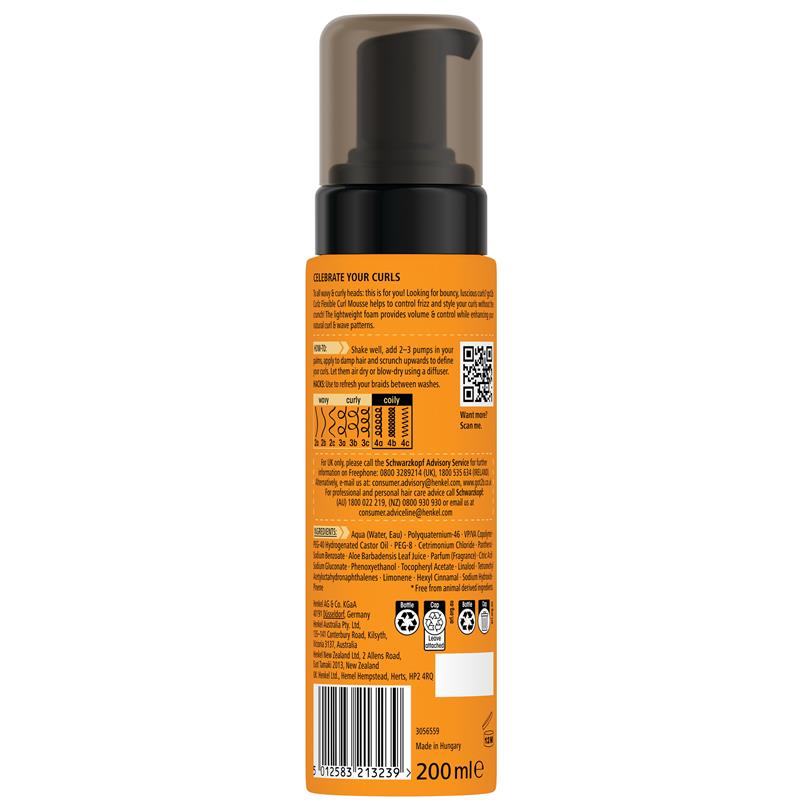 Got2b Curlz Flexible Curl Mousse 200ml