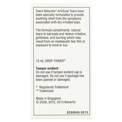 Tears Naturale Artificial Tears Eye Drops 15mL