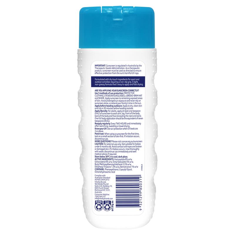 Cancer Council SPF 50 Sport Dry Touch & Sweat Resistant 200ml