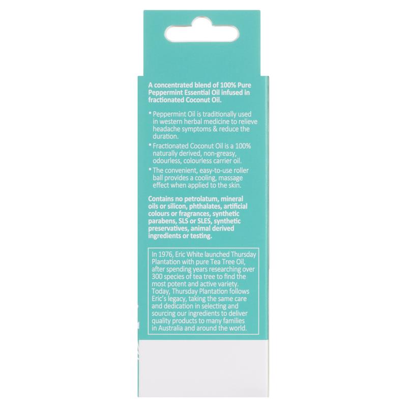 Thursday Plantation Peppermint Headache Pain Relief Roll On 9ml