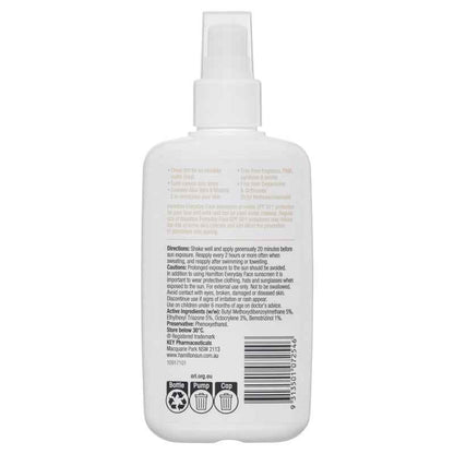 Hamilton SPF 50+ Everyday Face 200ml