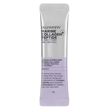Dr LeWinn's Marine Collagen Peptide+ Inner Beauty Berry Flavour Powder