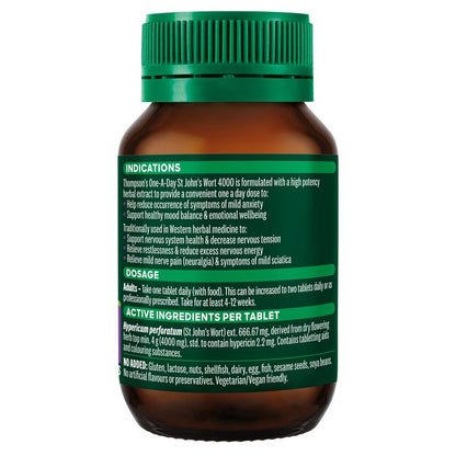 Thompson's One-A-Day St. John's Wort 4000mg 60 Tablets