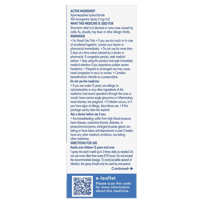 Otrivin Adult Nasal Spray 10ml