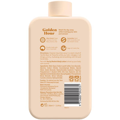 Redwin You Golden Hour Vanilla Bean & Pistachio Body Cleanser 350ml