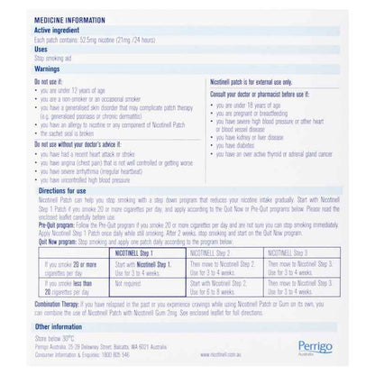 Nicotinell Patch 21mg 28 Patches