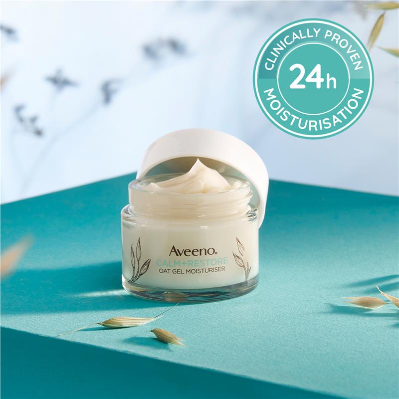 Aveeno Face Calm and Restore Oat Gel Moisturiser 50ml