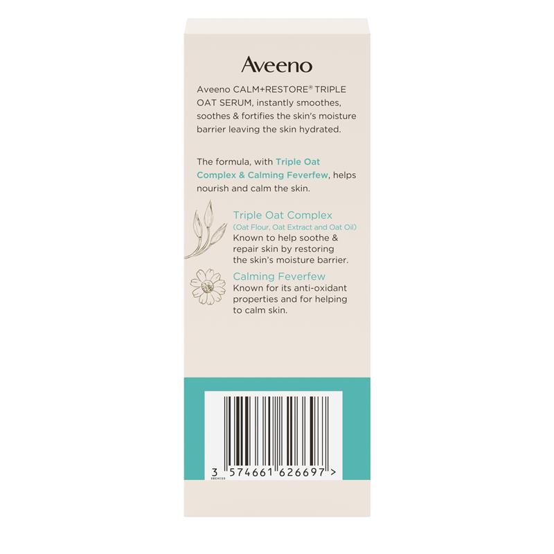 Aveeno Face Calm and Restore Triple Oat Serum 30ml